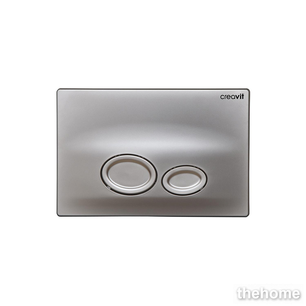 Клавиша смыва для инсталляции Creavit Drop GP2002.00 матовая серая - TheHome