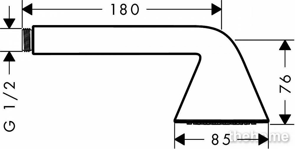 Душевая лейка AXOR Front 26025000 - 2