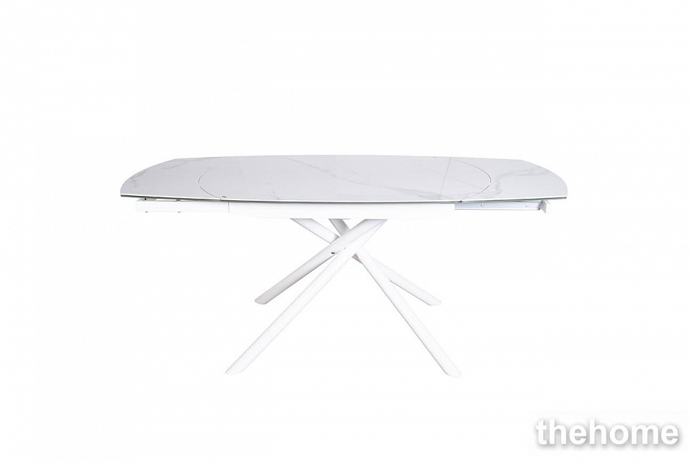 83MC-1957DT BEL Стол обеденный раскл.керам.белый 178(120)*89*77см Garda Decor - TheHome