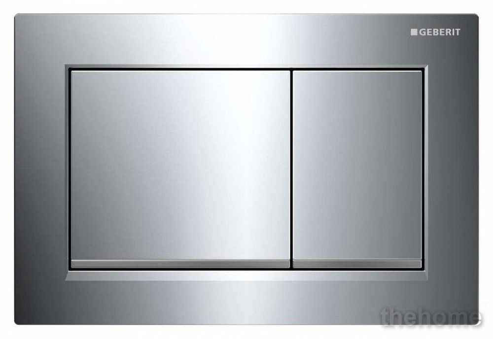 Клавиша смыва для унитаза Geberit Omega 30 115.080.KH.1 хром/матовый хром - TheHome