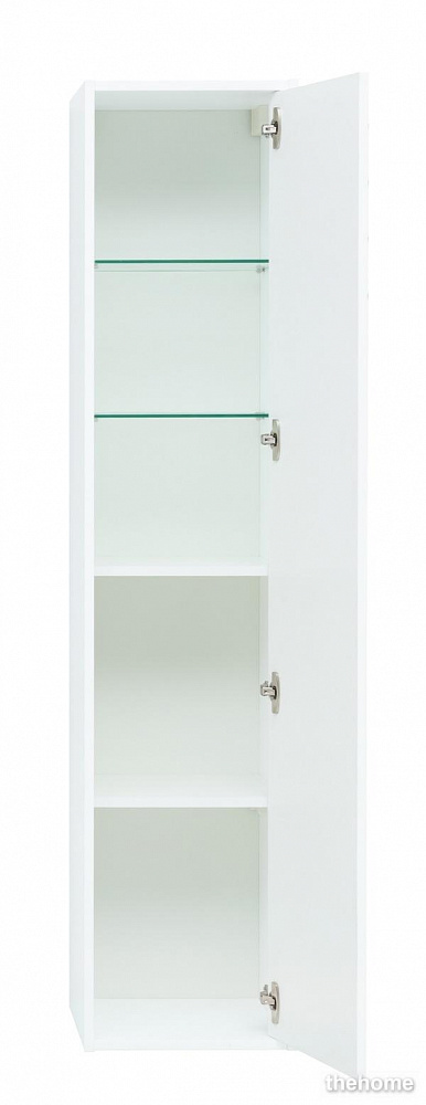 Шкаф-пенал для ванной Aquanet Lino 35 00253909 белый матовый - 4