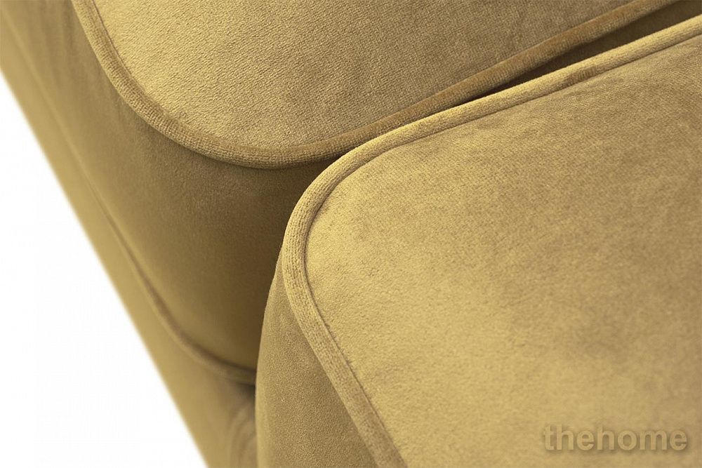 Диван Siena трехм.без мех.,велюр золотой Colt004 228*92*92см Garda Decor - 4