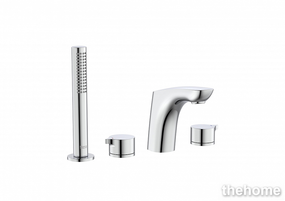 Смеситель Roca Insignia 5A183AC00 для ванны с душем, хром - TheHome