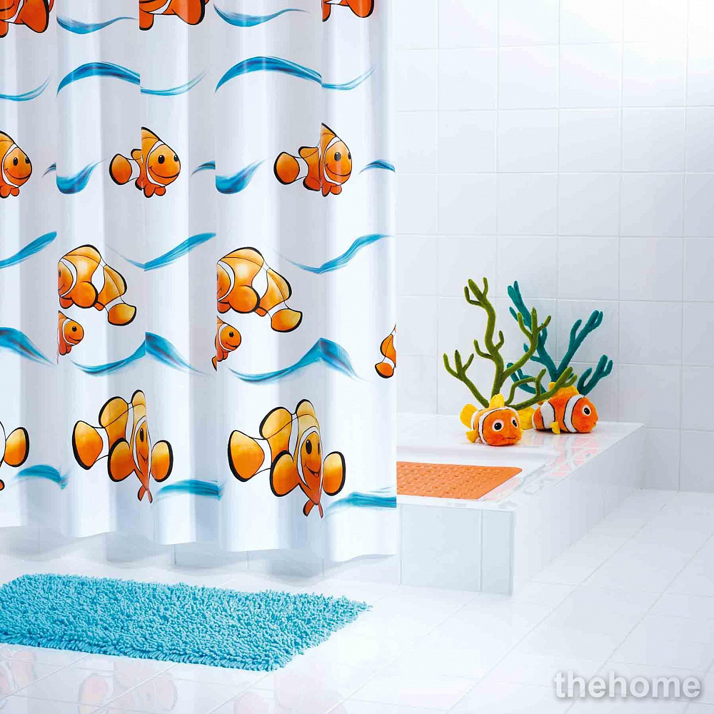 Штора для ванных комнат Ridder Clown цветная - TheHome