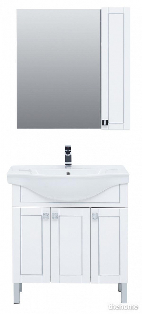 Зеркало-шкаф Aquanet Эрвин 80 00260307 белый - 4