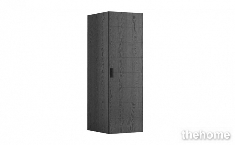 140SA-52BL Шкаф однодверный с полками цвет черный, дверцы глухие Garda Decor - TheHome