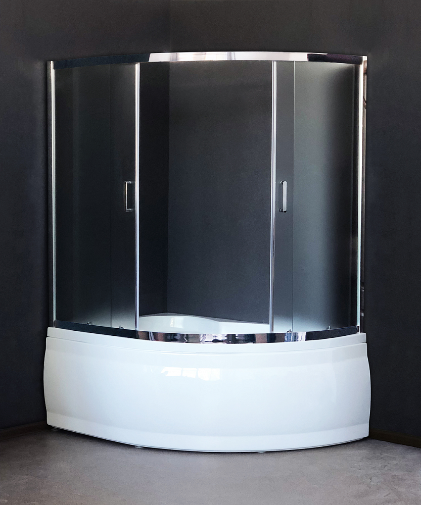 Душевая шторка Royal Bath RB 170ALP-C-CH (хром/6мм матовое) - 2