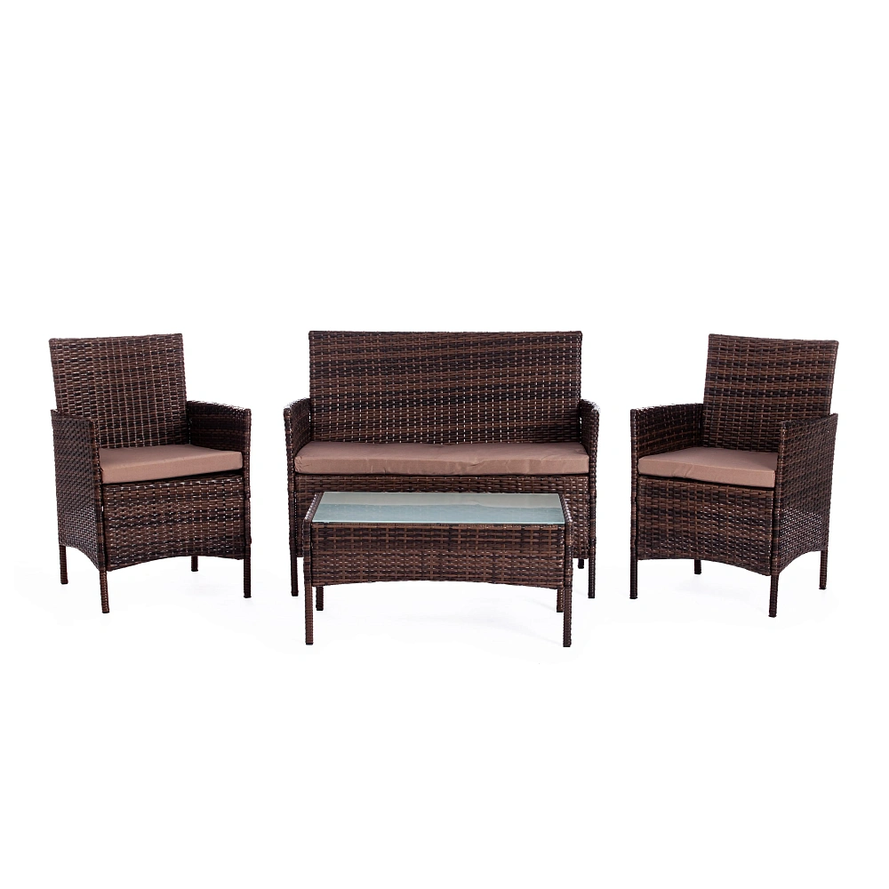 Лаундж сет (диван+2кресла+столик+подушки) (mod. 210013 А) TetChair 11945 - TheHome