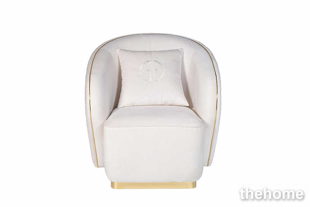 102AN-KRES-8411-KRE Кресло Olten, велюр кремовый 86*86*90см Garda Decor - TheHome