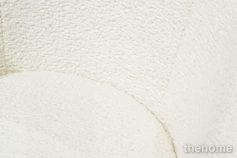 Кресло Napoli вращающееся, иск.мех кремовое Sheepskin 76*76*76см Garda Decor - 4