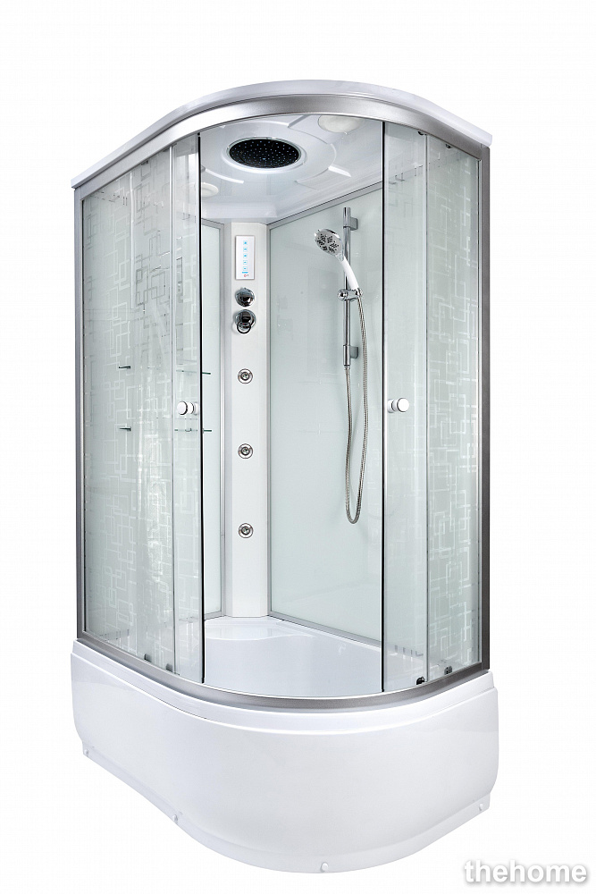Душевая кабина Deto ЕМ4511 L с гидромассажем и электрикой - TheHome