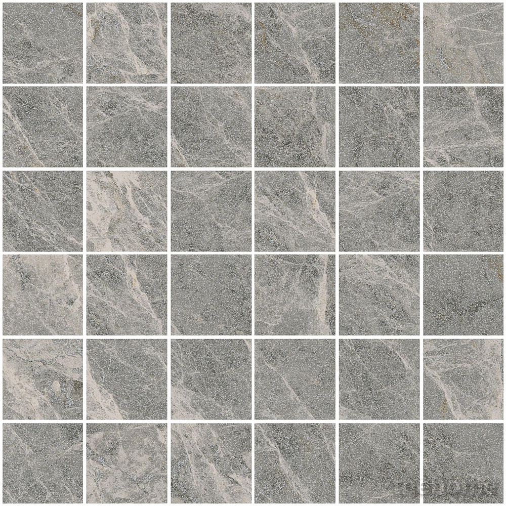 Мозаика Marmostone Темно-серый 7ЛПР (5х5) 30х30 - TheHome
