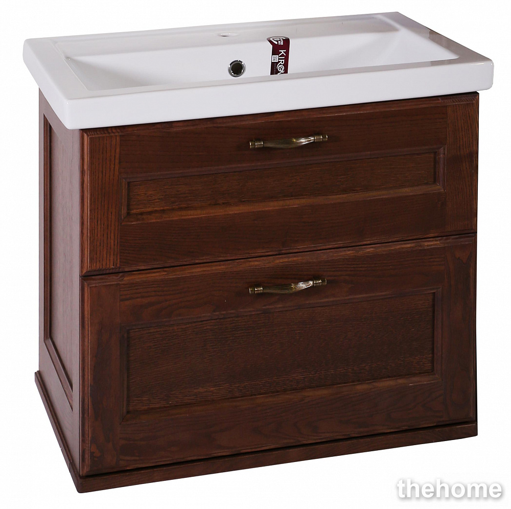Тумба под раковину ASB-Woodline Прато 70 9650 антикварный орех - TheHome