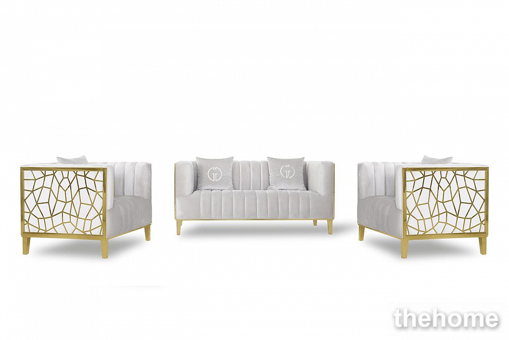 102AN-KRES-8681-SER Кресло Basel, велюр серый 98*87*79см Garda Decor - 4