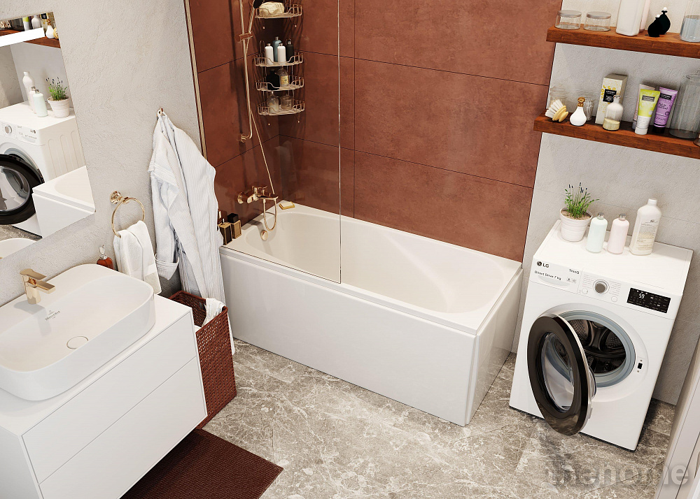 Акриловая ванна Vagnerplast Aronia 170x75 - 3