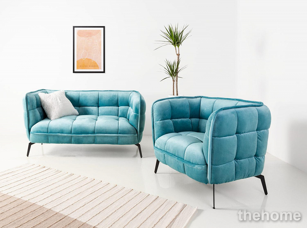 Диван R-Home Осло Aqua 2-х местный - 5