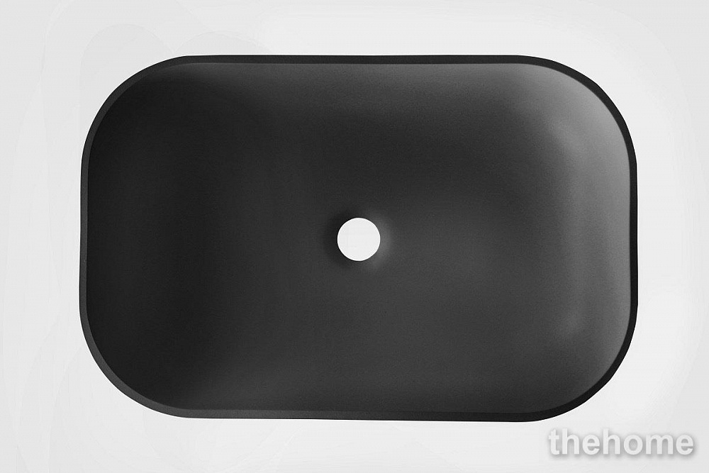 Раковина накладная Acquabella Lavabo ON-TOP LAVABO_ON-TOP_RECTANGLE_SLATE_LAVA 58х38х11 см lava - 2