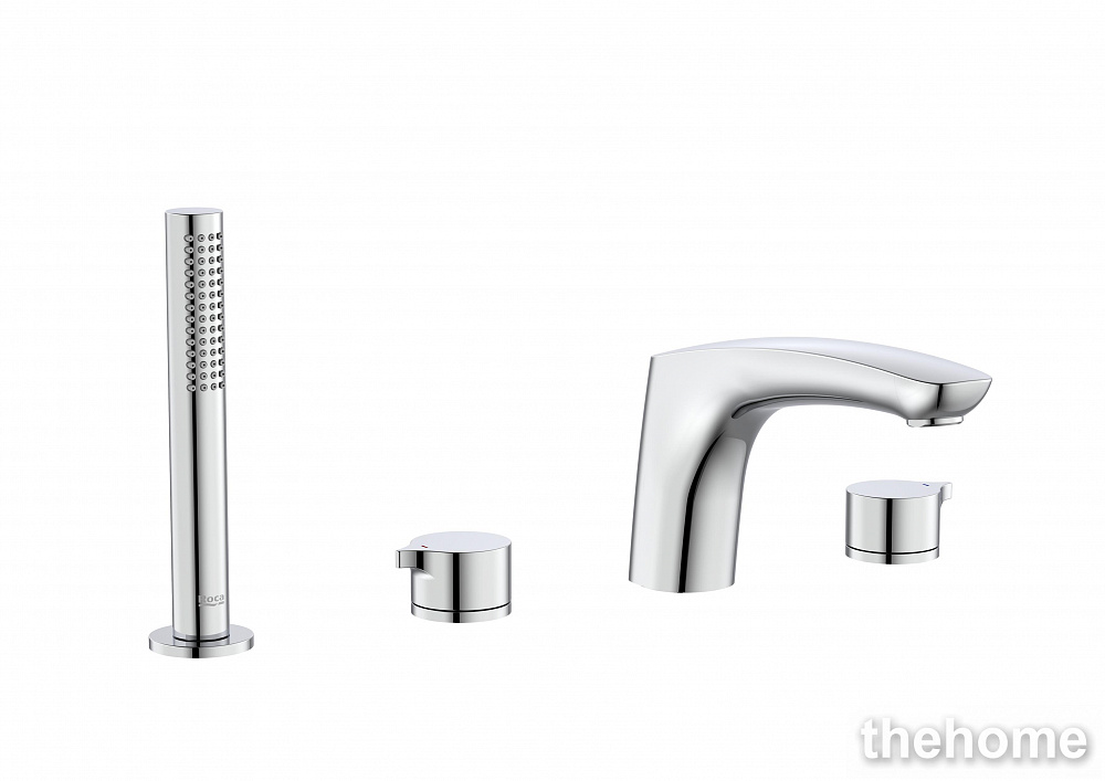 Смеситель Roca Insignia 5A093AC00 для ванны с душем, хром - TheHome