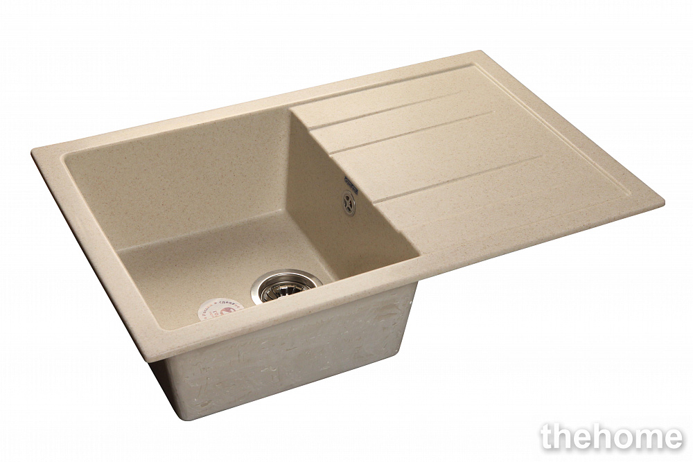 Кухонная мойка GranFest Quadro GF-Q780L 430556 бежевая - TheHome