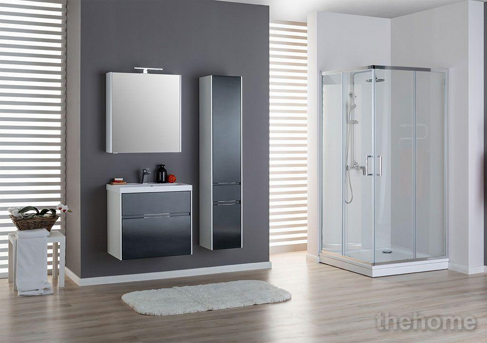 Зеркальный шкаф Aquanet Латина 70 белый - 4