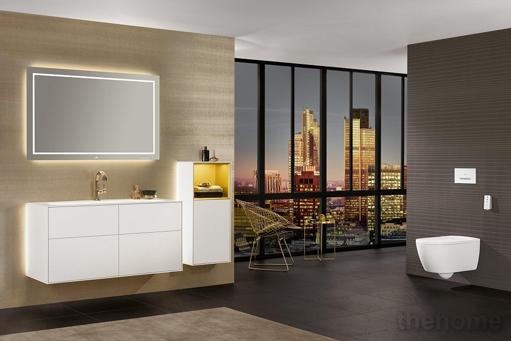 Унитаз-биде подвесной Villeroy&Boch ViClean - I100 V0E100R1, белый - 2
