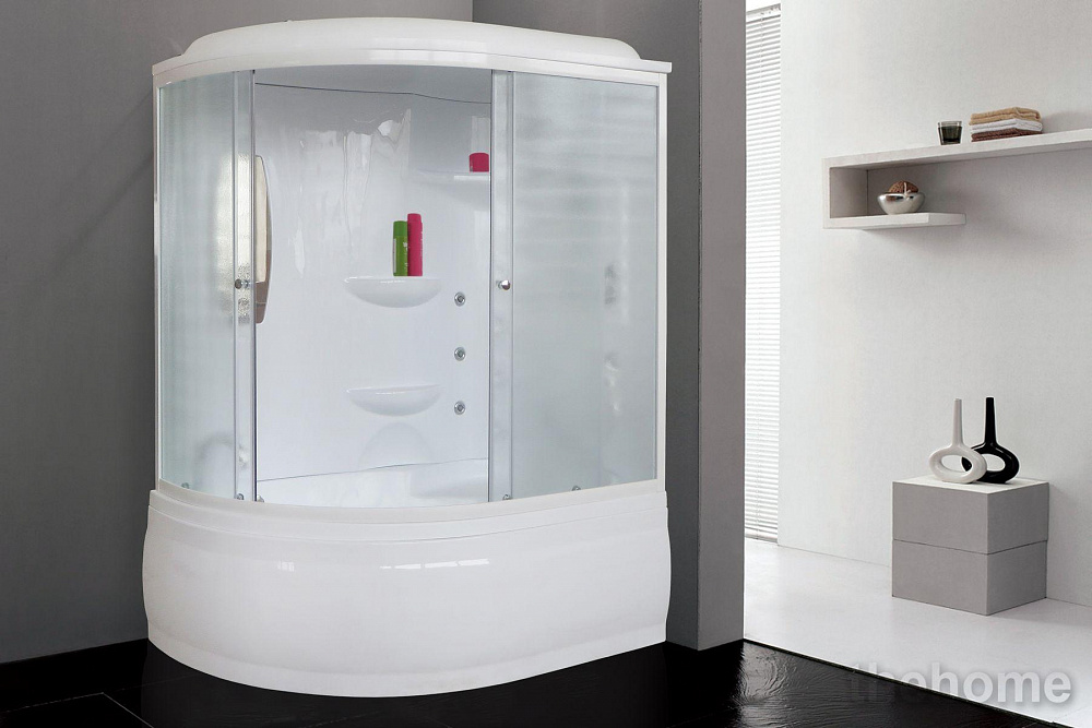 Душевая кабина Royal Bath 140ALP-C матовое правая - 2