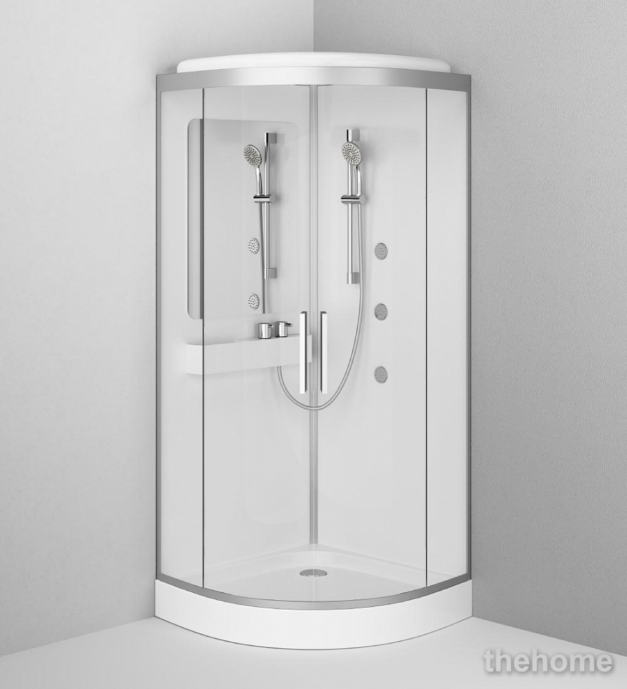 Душевая кабина Am.Pm Like W80C-019-090MTA 90х90 см стекло прозрачное - TheHome