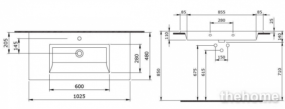 Раковина Bocchi Milano 1105-001-0126 белая - 3