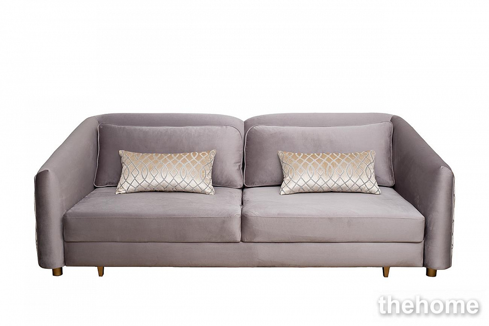 Диван Trevi 230М(К) трехм раскл с кантом серый Colt032+Melody 232*103*88см Garda Decor - TheHome