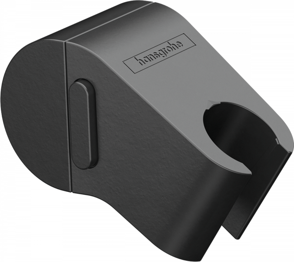 Держатель для душа Hansgrohe WallStoris 27917670, чёрный матовый - TheHome