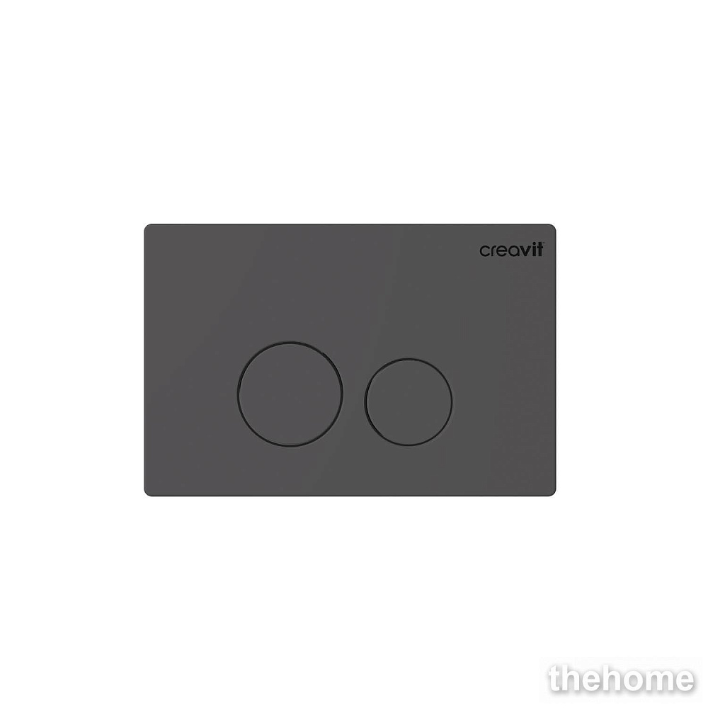 Клавиша смыва для инсталляции Creavit Terra GP9002.04 антрацит - TheHome