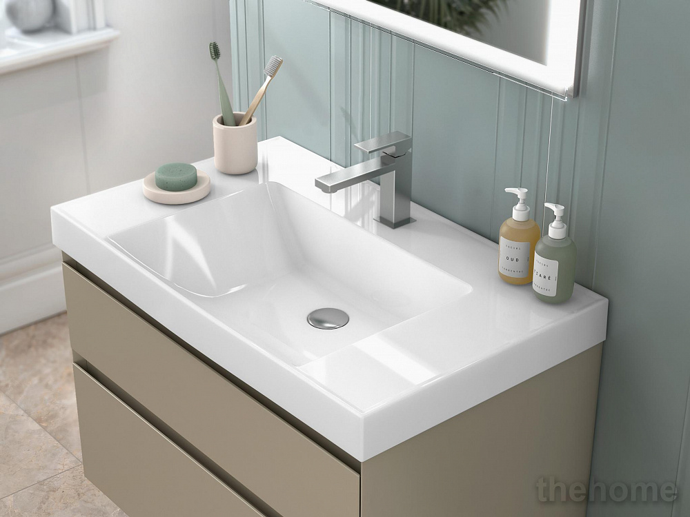 Раковина 80 см Kerama Marazzi Cubo CU.wb.80 белый - 4