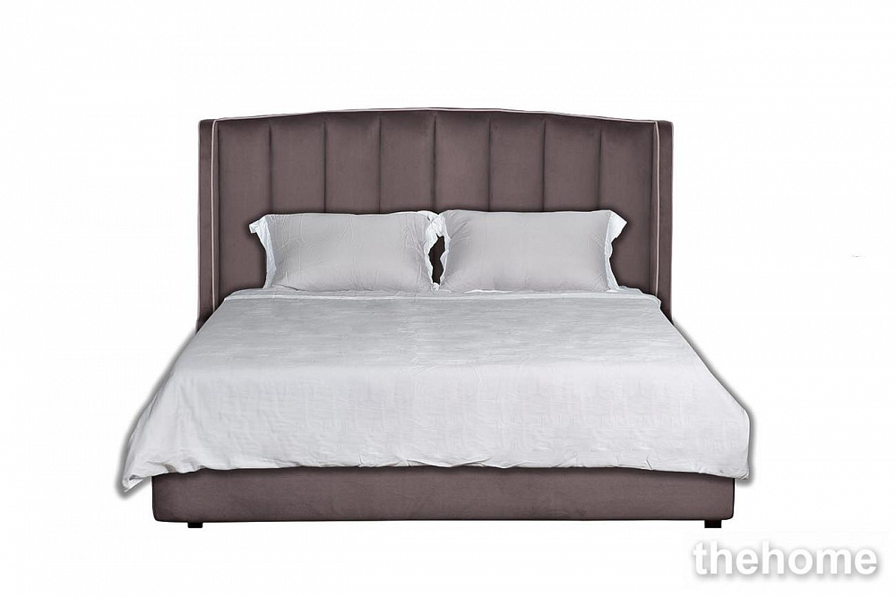 Кровать Odry c подъем.мех. велюр лилово-серый Vel19 186*220*120 Garda Decor - TheHome