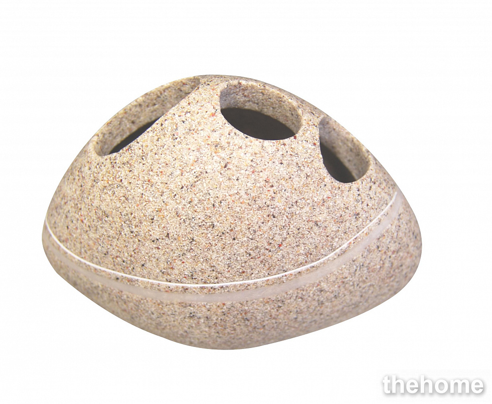 Стакан для зубных щеток Ridder Little Rock 22190209, бежевый - TheHome