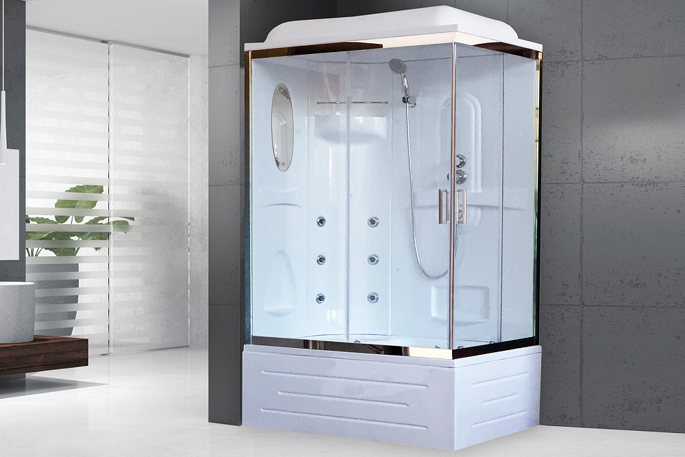 Душевая кабина Royal Bath RB 8120BP2-T-CH (прозрачное) L - 2