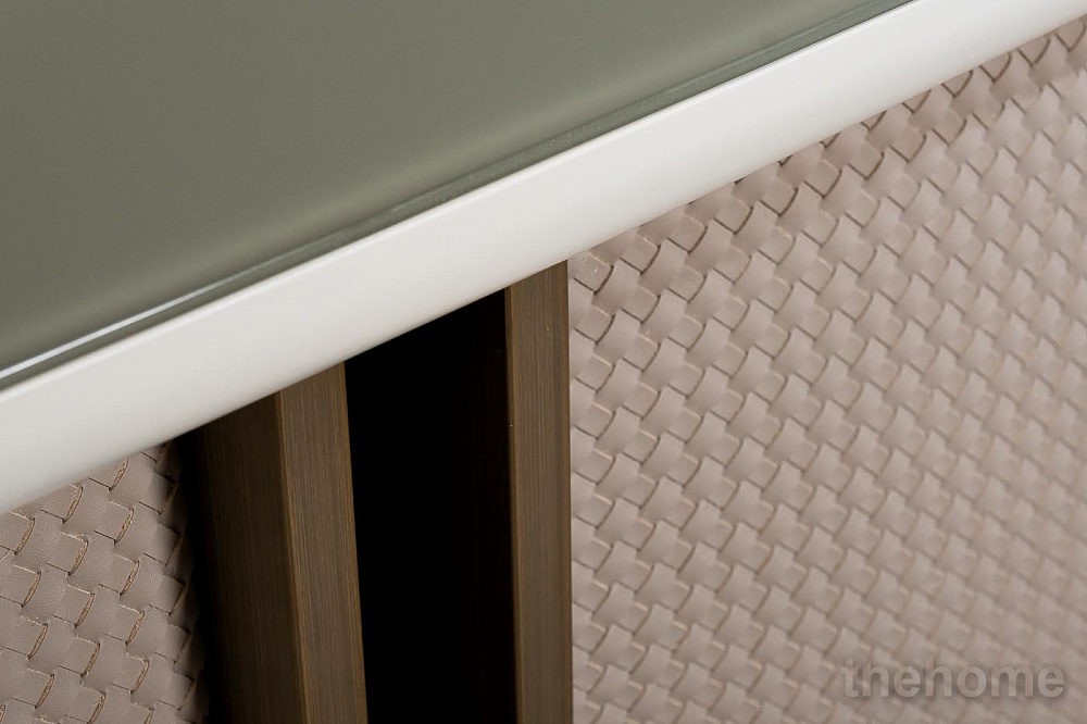 58DB-CH19263 Комод Bel Air плетеная экокожа/стекло 220*50*79см Garda Decor - 3