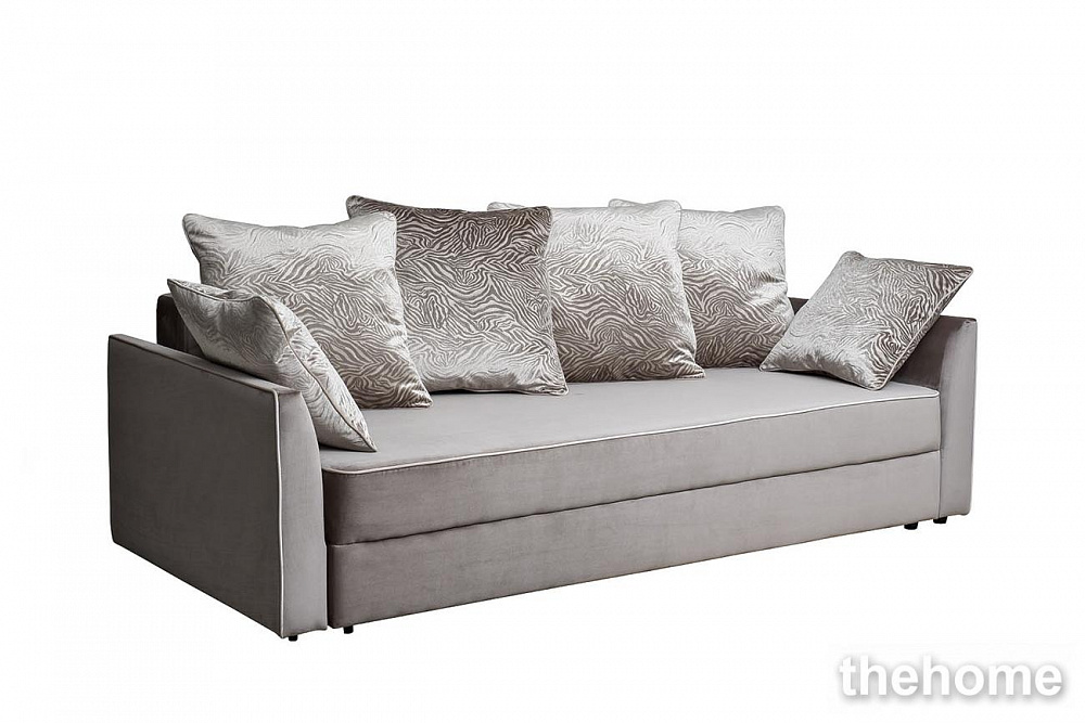 Диван Mores(K)кант трехмест.раскл. вельвет беж. Velv SBEG+Velv ECRU+Umbr SBEG 226*103*94 Garda Decor - 2