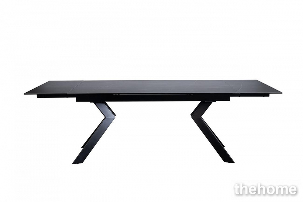 83MC-STOL-1756 BL Стол обед. расклад. керам. черный 240(160)*90*76см Garda Decor - TheHome