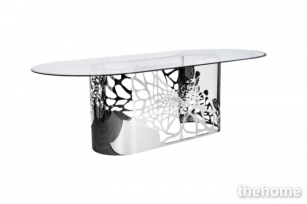 GY-8515STOL/OB Стол обеденный стекло прозр/хром 240*110*74,5см Garda Decor - 2