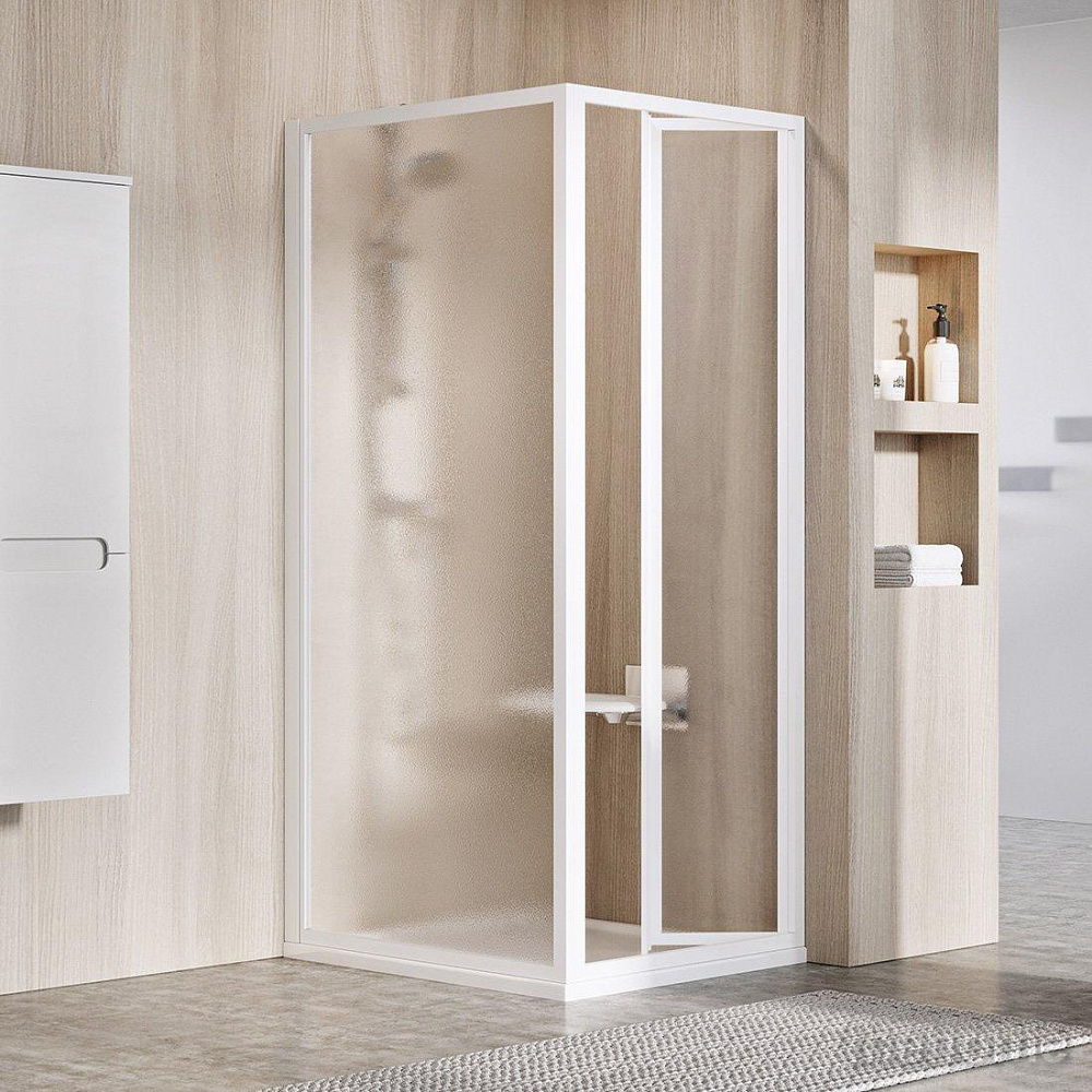 Душевая перегородка Ravak SUPERNOVA PSS-75 белая+ Grape - TheHome