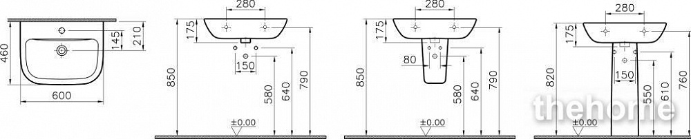 Раковина VitrA S20 5503B003 - 8