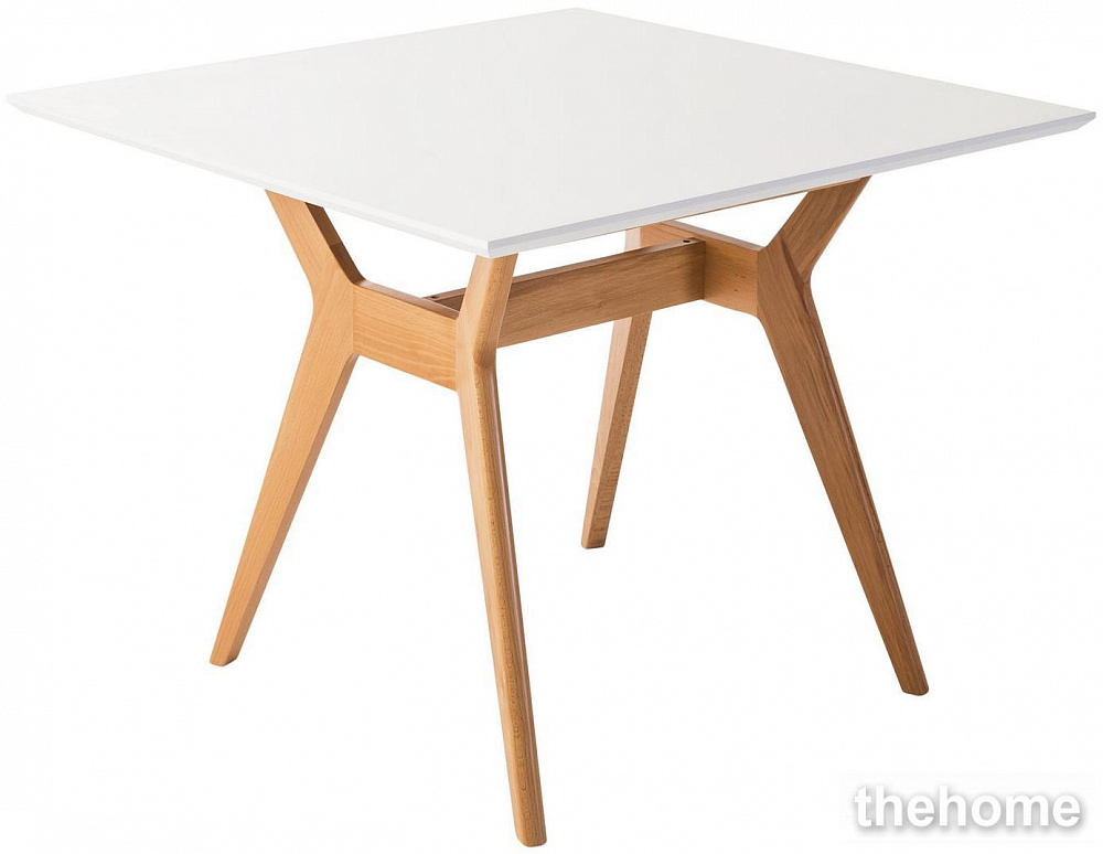 Стол R-Home Нарвик квадратный 960*960 бук-белый - TheHome