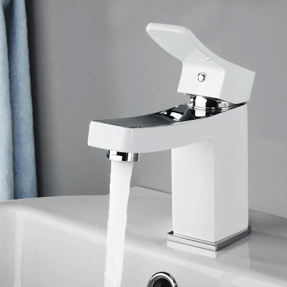 Смеситель Wasserkraft Aller 1060White для раковины 1063WHITE - 2