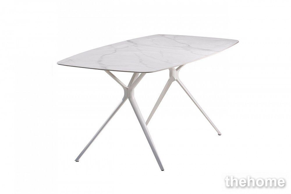 39AR-STOL-302 BEL Стол обеденный уличный "Бари" белый 180*90*75см Garda Decor - TheHome