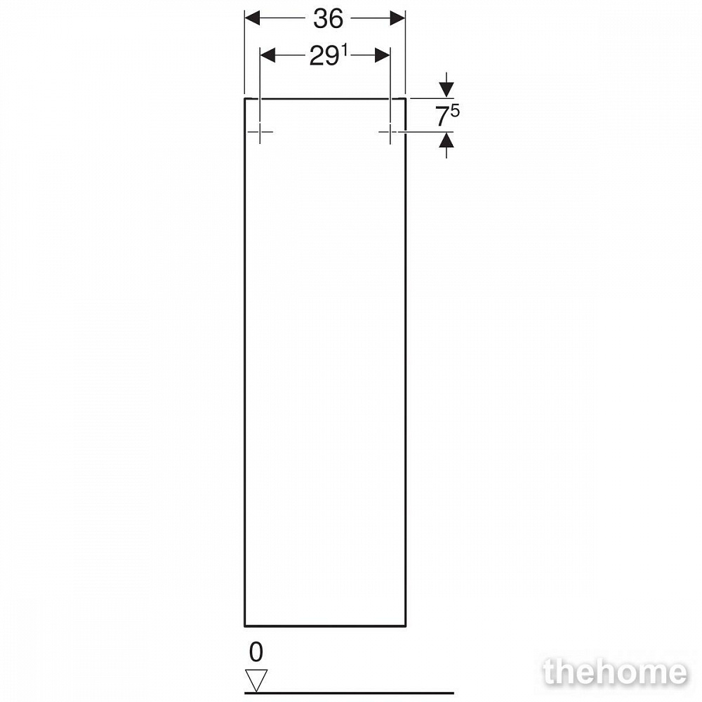 Шкаф-пенал Geberit Smyle Square 500.361.00.1 белый - 3