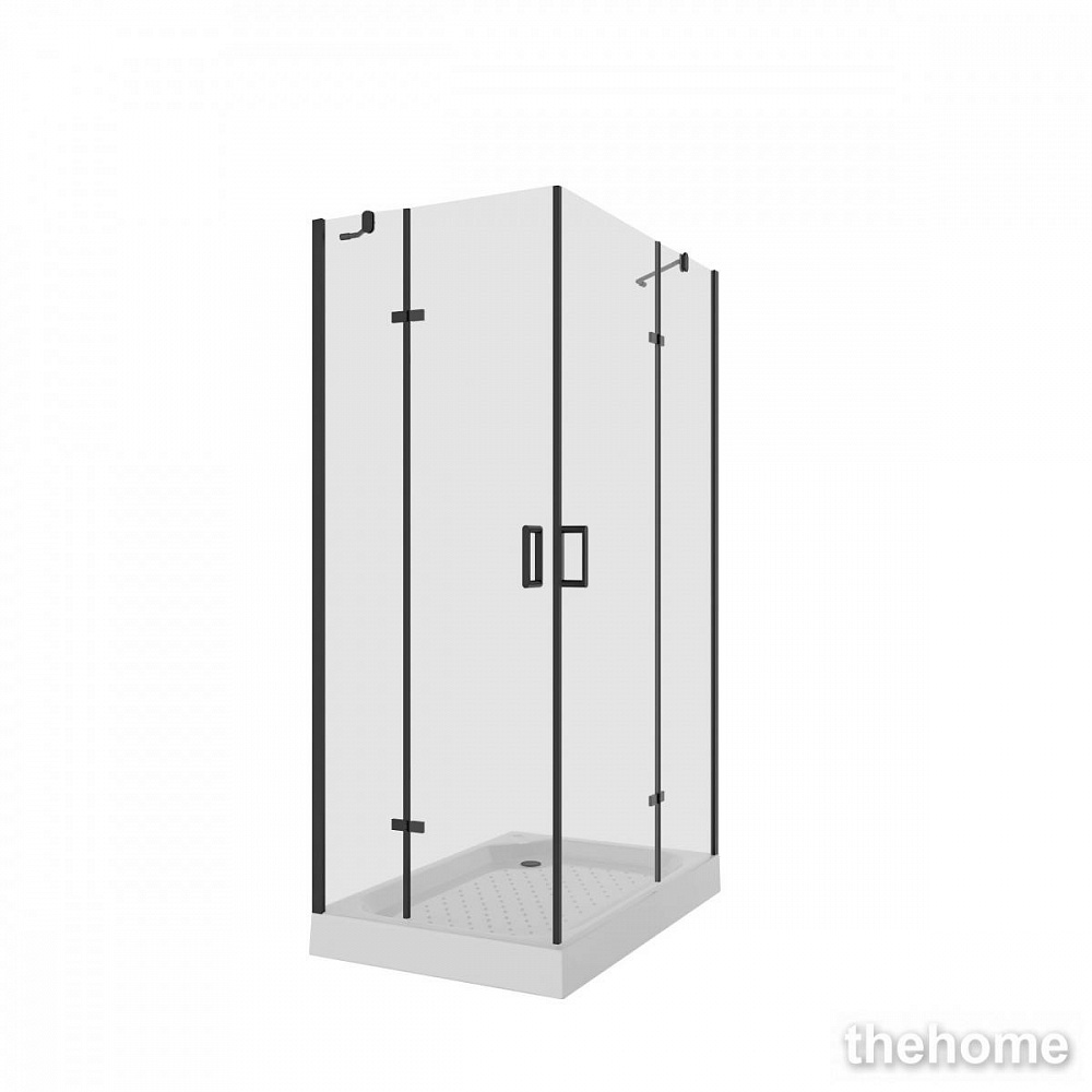 Душевой уголок Niagara Nova 68180811BLACK 120x90 см - TheHome