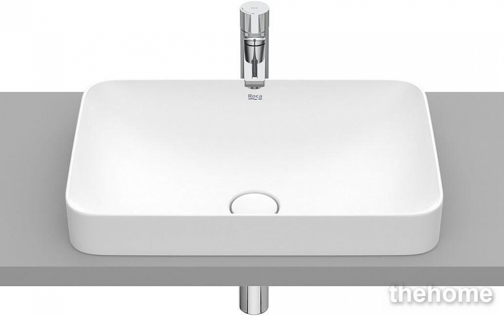Раковина 55 см Roca Inspira square 327534620 матовый белый - TheHome