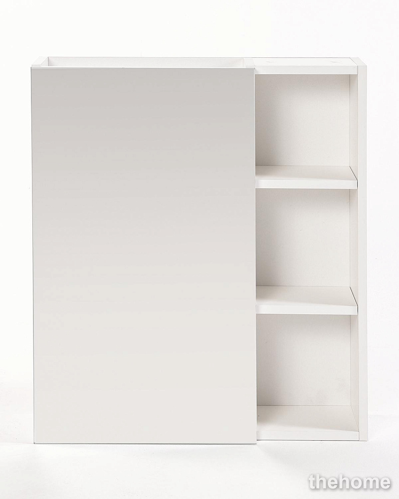 Зеркальный шкаф Orange Optima Op-60ZSW 60x75см белый - TheHome