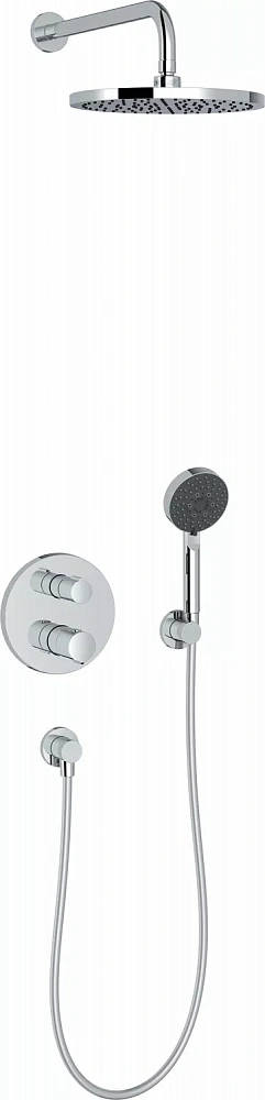 Душевой комплект Jacob Delafon Modulo E30758-CP с внутренней частью, хром - TheHome