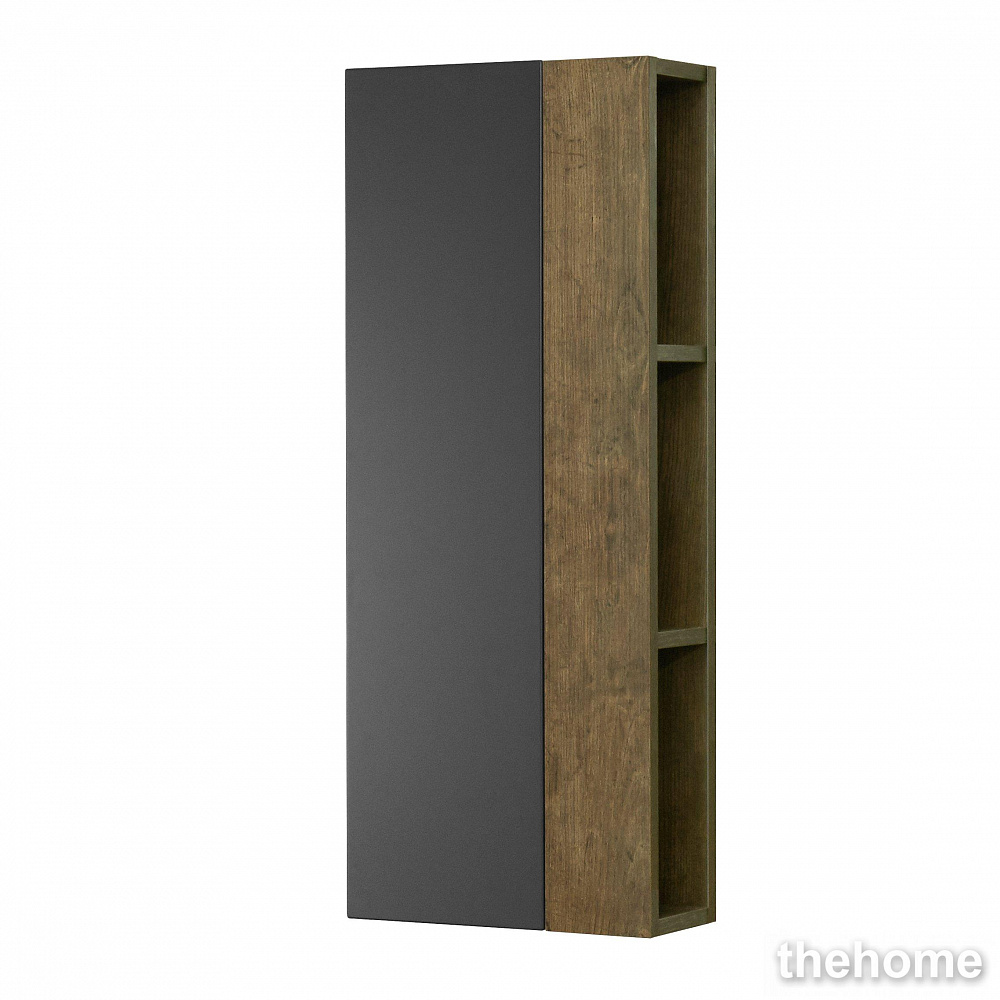 Подвесной шкаф Aquaton Терра 35 1A247103TEKA0 дуб кантри/антрацит - TheHome